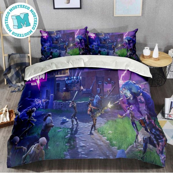 Fortnite Survive The Storm Update Bedding Set Queen Fortnite Survive The Storm Update Bedding Set Queen