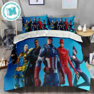 Fortnite X Marvel Bedding Set Queen