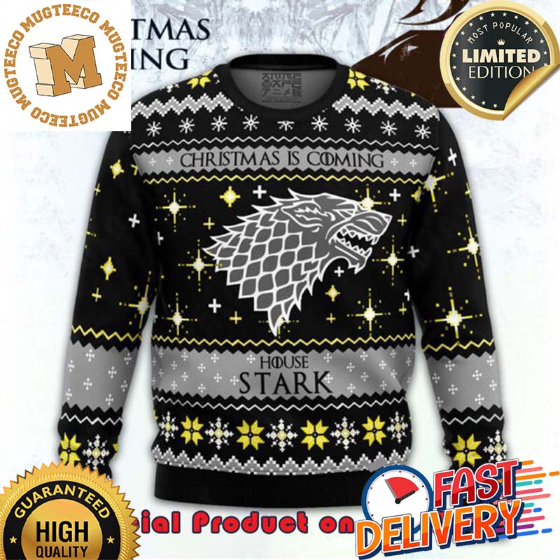 GOT Game of Thrones House Stark Ugly Christmas Sweater For Holiday 2023 Xmas Gifts GOT Game of Thrones House Stark Ugly Christmas Sweater For Holiday 2023 Xmas Gifts
