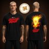 Ghost Rider Hellfire Skull Comic Style Poster Two Sided Unisex T Shirt
