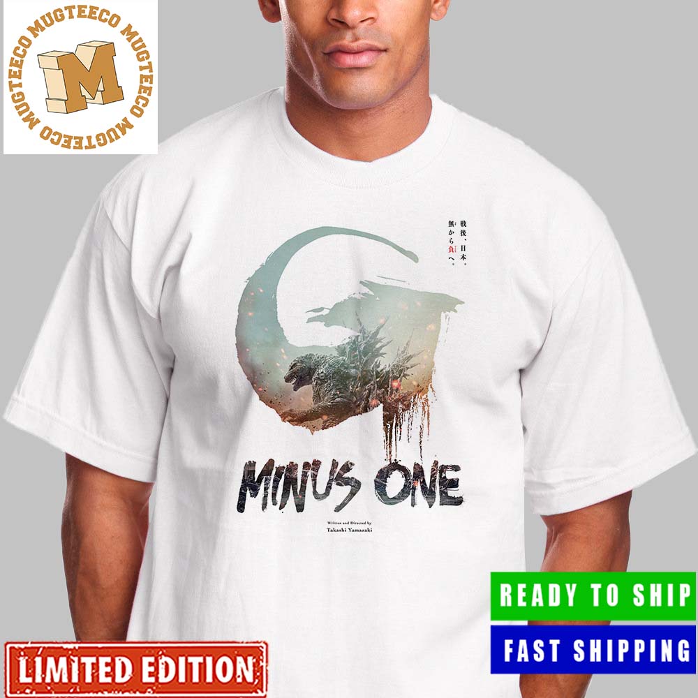Godzilla Minus One First Poster By Takashi Yamazaki Unisex T-Shirt Godzilla Minus One First Poster By Takashi Yamazaki Unisex T-Shirt