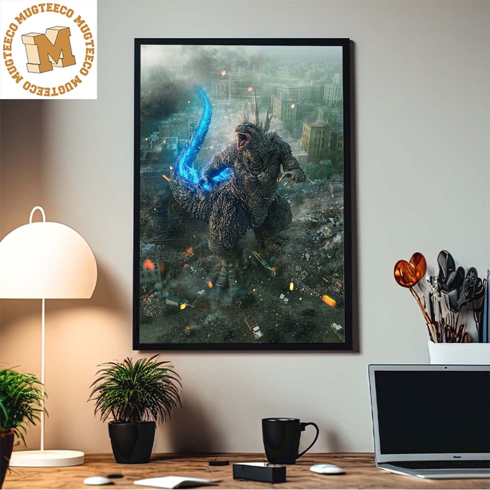 Godzilla Minus One New Promotional Image Home Decor Poster Canvas Godzilla Minus One New Promotional Image Home Decor Poster Canvas