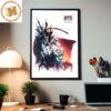 Official Godzilla Minus One Black And White Version Home Decor Poster Canvas Official Godzilla Minus One Black And White Version Home Decor Poster Canvas