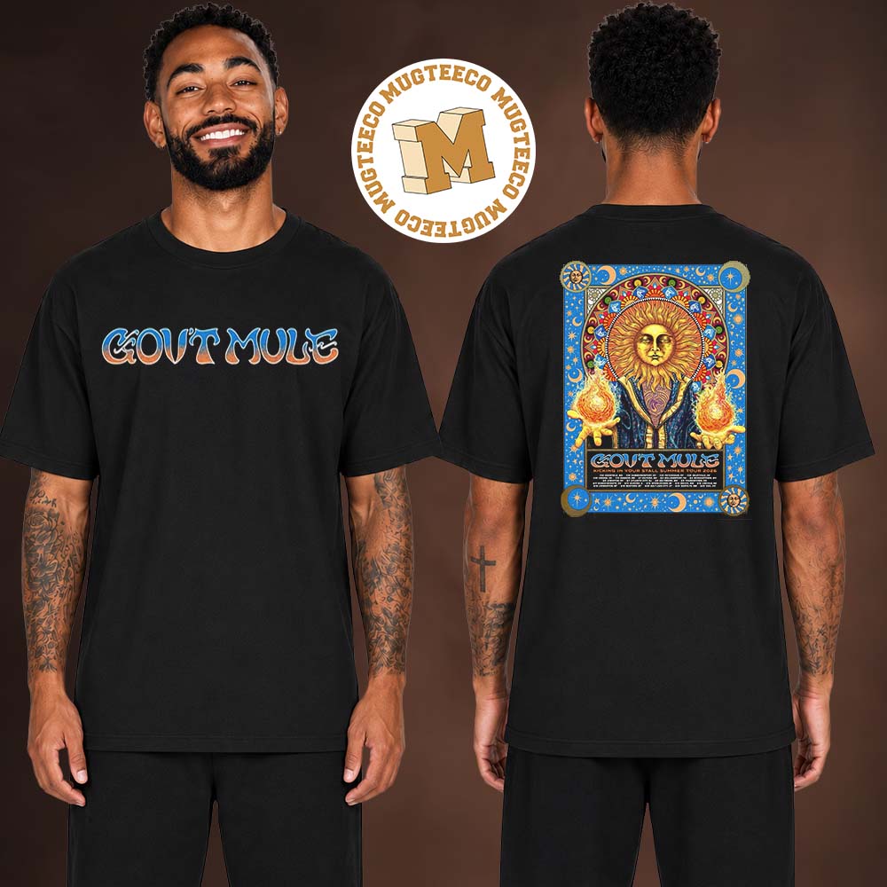 Govt Mule Kicking In Your Stall Summer Tour 2026 US Two Sided Unisex T Shirt Govt Mule Kicking In Your Stall Summer Tour 2026 US Two Sided Unisex T Shirt