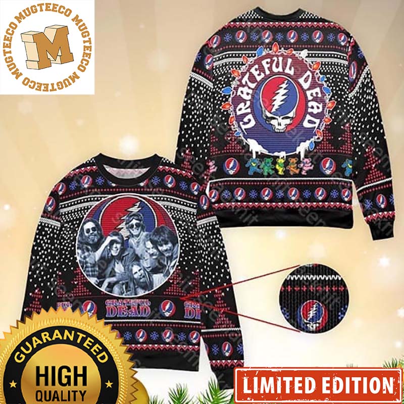 Grateful Dead Band Members Xmas Gifts Ugly Christmas Sweater Grateful Dead Band Members Xmas Gifts Ugly Christmas Sweater