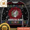 Grateful Dead Signature Dacing Bear Black Ugly Xmas Sweater Grateful Dead Signature Dacing Bear Black Ugly Xmas Sweater