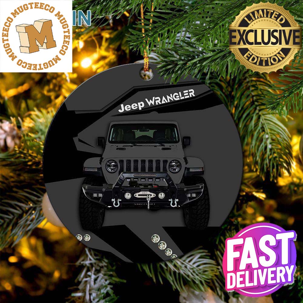 Grey Jeep Xmas Gifts 2023 Christmas Decorations Ornament Grey Jeep Xmas Gifts 2023 Christmas Decorations Ornament