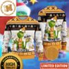 Grinch Fuck Them New York Jets Custom Name Funny Ugly Christmas Sweater