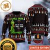 Grinch I Will Drink Jameson Here of there I Will Drink Everywhere Ugly Christmas Sweater