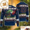 Grinch Stole Arkansas Razorbacks NCAA Funny Xmas 2023 Gift For Holiday Ugly Christmas Sweater
