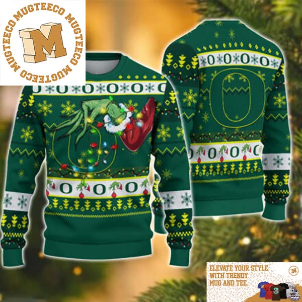 Grinch Stole Oregon Ducks NCAA Funny Xmas 2023 Gift For Holiday Ugly Christmas Sweater Grinch Stole Oregon Ducks NCAA Funny Xmas 2023 Gift For Holiday Ugly Christmas Sweater