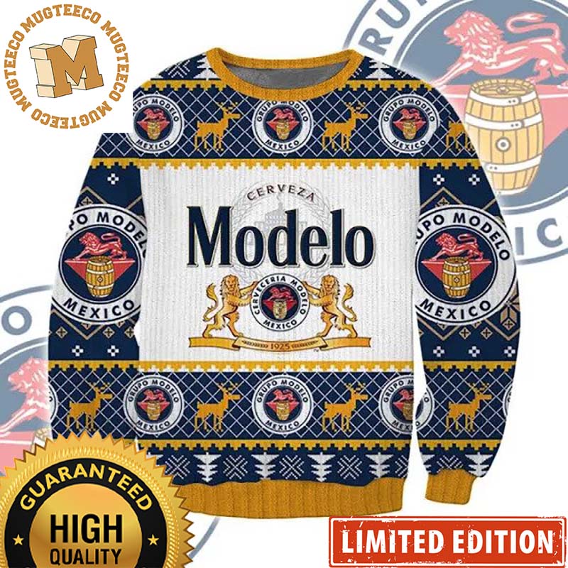 Grupo Modelo Mexico Cerveza Ugly Christmas Sweater Grupo Modelo Mexico Cerveza Ugly Christmas Sweater