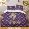 Gucci x Mickey Mouse Standing Pattern In Signature Brown Monogram Bedding Set King Gucci x Mickey Mouse Standing Pattern In Signature Brown Monogram Bedding Set King