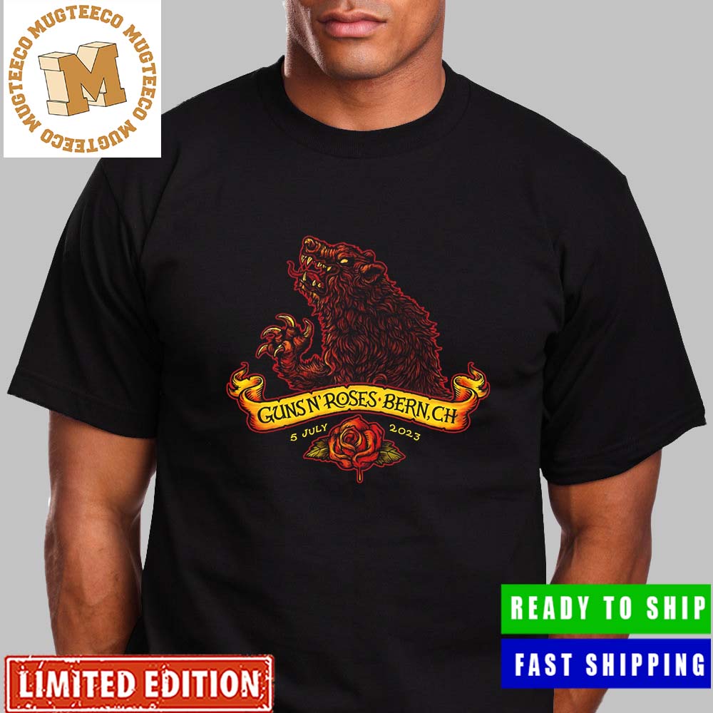 Guns N Roses Bern Switzerland Event 05 July 2023 Unisex T-Shirt Guns N Roses Bern Switzerland Event 05 July 2023 Unisex T-Shirt