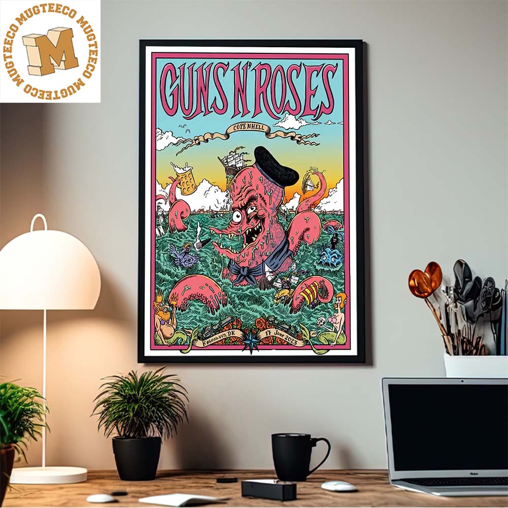 Guns N Roses Copenhagen World Tour 17 June 2023 Copenhell Home Decor Poster Canvas Guns N Roses Copenhagen World Tour 17 June 2023 Copenhell Home Decor Poster Canvas