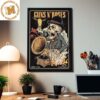 Guns N Roses Denver X Colorado X October 27th 2023 Fire Fighter Skull Home Decor Poster Canvas