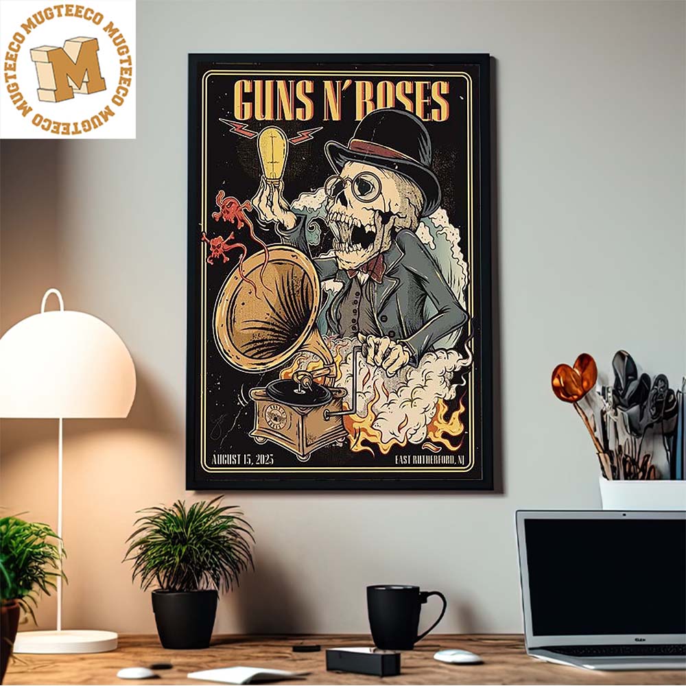 Guns N Roses East Rutherford NJ At MetLife Stadium August 15 2023 Decor Poster Canvas Guns N Roses East Rutherford NJ At MetLife Stadium August 15 2023 Decor Poster Canvas