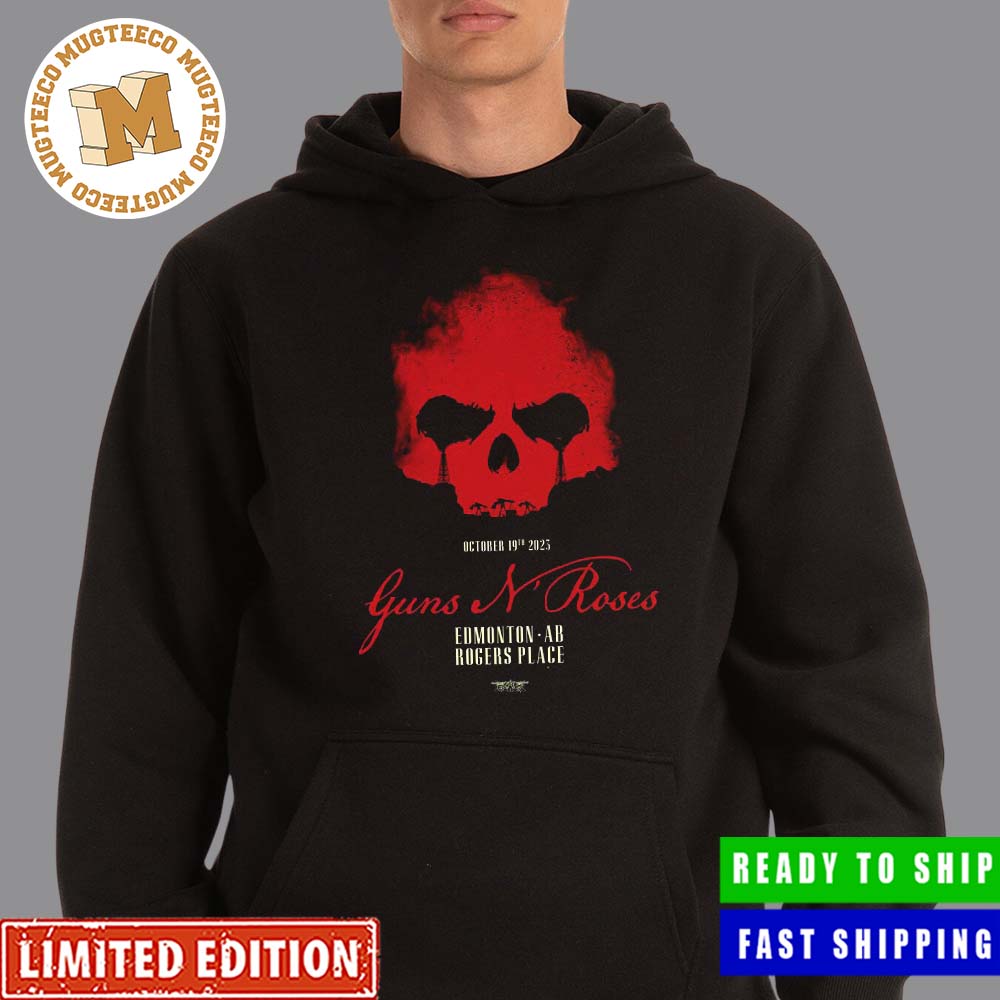 Guns N Roses Edmonton AB At Rogers Place On October 19th North America Tour 2023 Unisex T-Shirt Guns N Roses Edmonton AB At Rogers Place On October 19th North America Tour 2023 Unisex T-Shirt