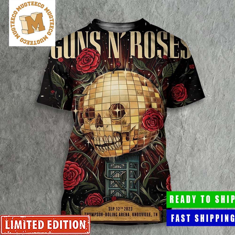 Guns N Roses Knoxville TN Thompson Boling Arena Back In The City Tonight Sep 12th 2023 Poster All Over Print Shirt Guns N Roses Knoxville TN Thompson Boling Arena Back In The City Tonight Sep 12th 2023 Poster All Over Print Shirt