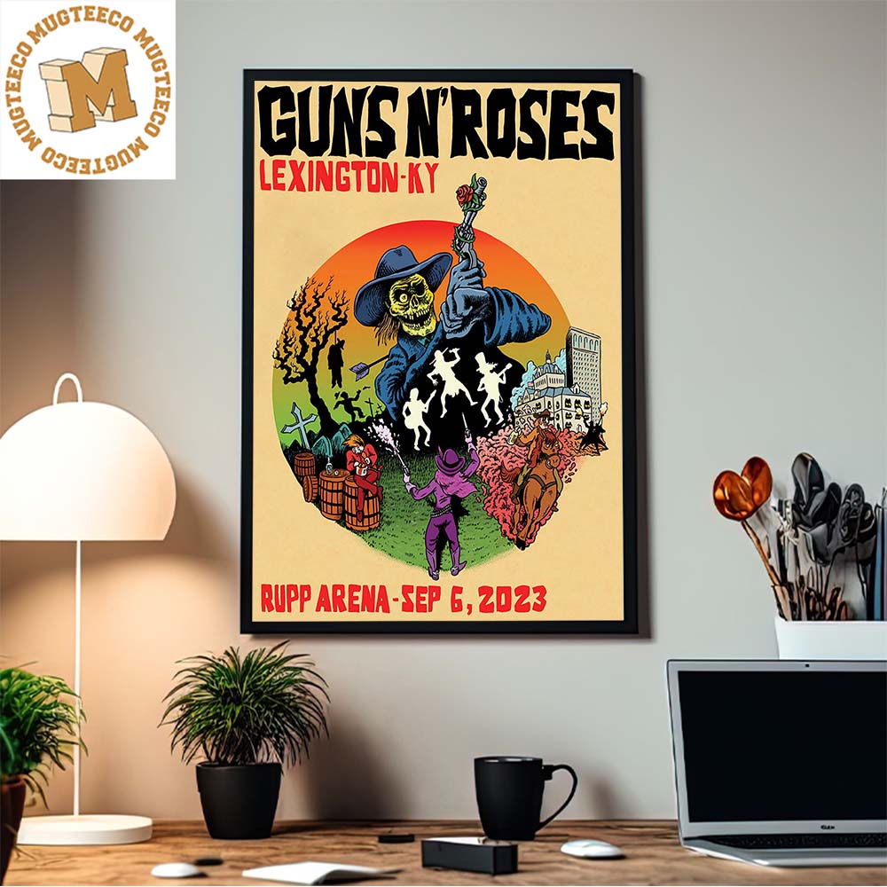 Guns N Roses Lexington KY Ready To Rock Rupp Arena Sep 6 2023 Home Decor Poster Canvas Guns N Roses Lexington KY Ready To Rock Rupp Arena Sep 6 2023 Home Decor Poster Canvas