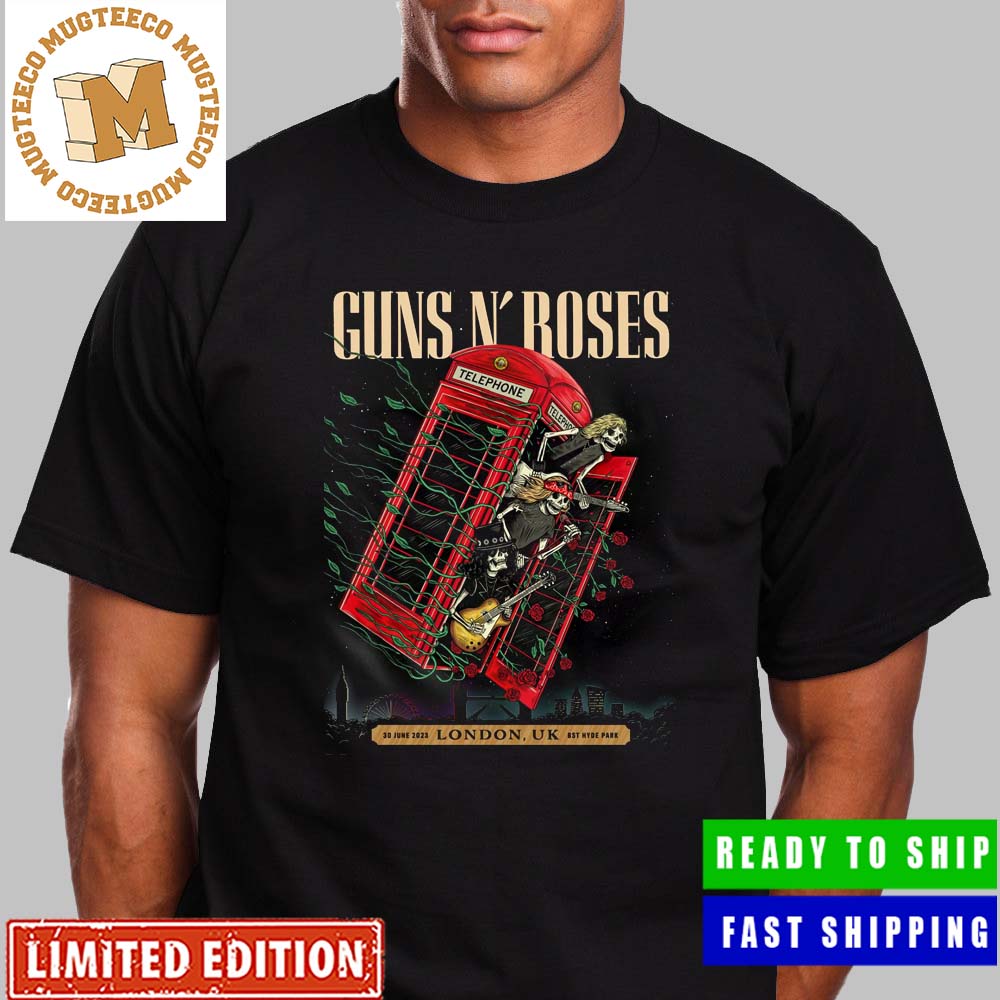 Guns N Roses London UK Event 30 June 2023 Unisex T-Shirt Guns N Roses London UK Event 30 June 2023 Unisex T-Shirt