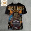 Guns N Roses Vancouver BC Show Oct 16th 2023 Deadpool Ryan Reynolds Style All Over Print Shirt