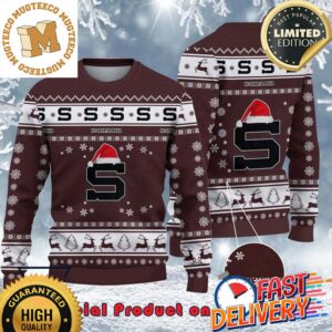 HC Sparta Praha Santa Hat Ugly Christmas Sweater For Holiday 2023 Xmas Gifts