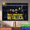 Metallica 72 Season Poster Series Crown Of Barbed Wire Decor Poster Canvas