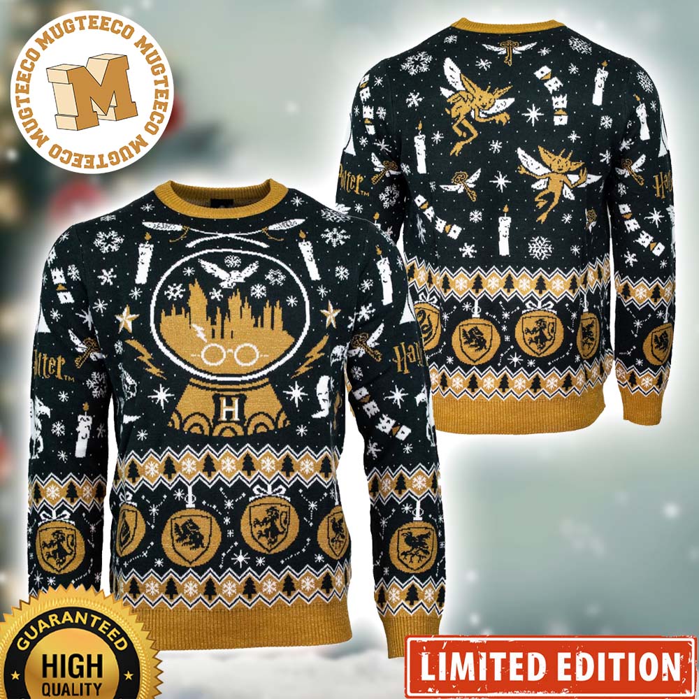 Harry Potter Snow Globe Christmas 2023 Xmas Gift Ugly Christmas Sweater Harry Potter Snow Globe Christmas 2023 Xmas Gift Ugly Christmas Sweater