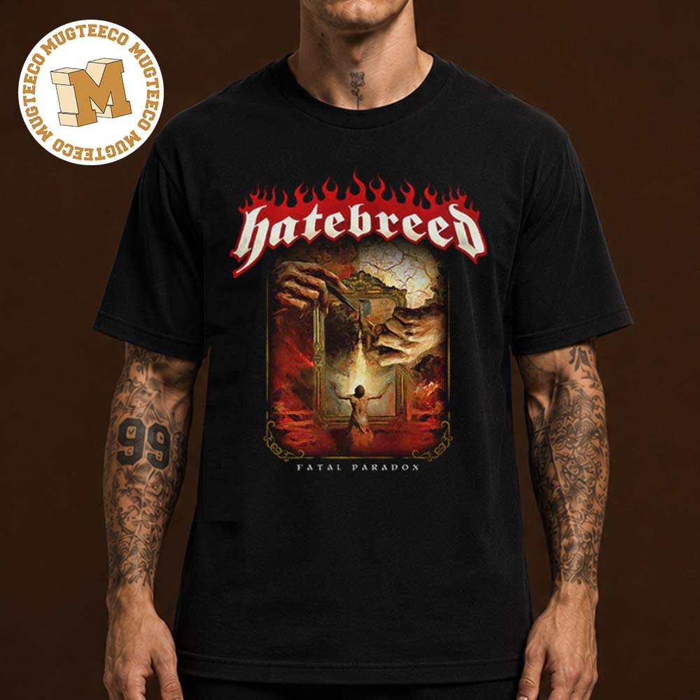 Hatebreed Fatal Paradox Two Sided Unisex T Shirt Hatebreed Fatal Paradox Two Sided Unisex T Shirt