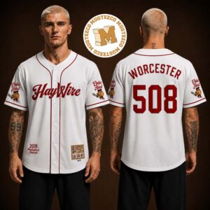 Haywire Worcester Massachusetts NE Exclusive Event Jersey At Palladium In Worcester Massachusetts NE On July 11 2026 Baseball Jersey