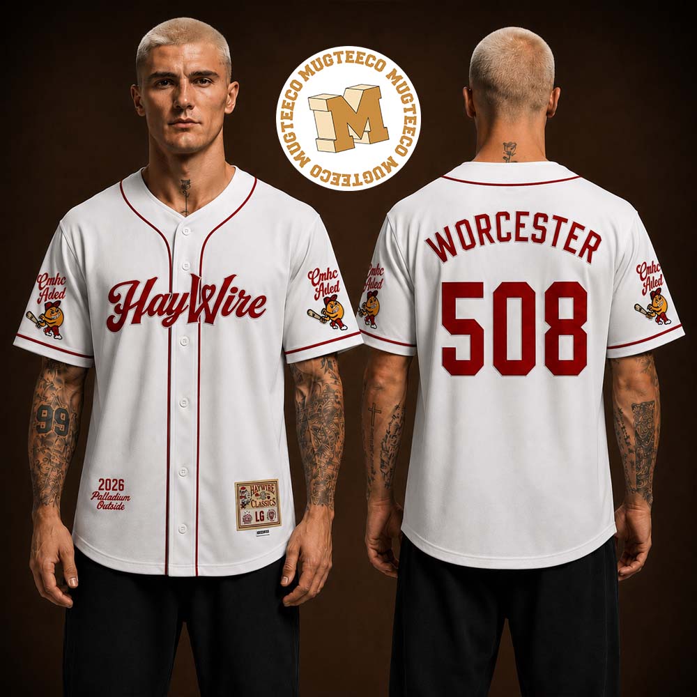 Haywire Worcester Massachusetts NE Exclusive Event Jersey At Palladium In Worcester Massachusetts NE On July 11 2026 Baseball Jersey Haywire Worcester Massachusetts NE Exclusive Event Jersey At Palladium In Worcester Massachusetts NE On July 11 2026 Baseball Jersey