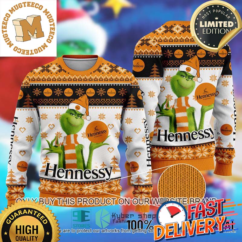 Hennessy The Grinch Funny Xmas 2023 Holiday Gift For Man And Women Ugly Christmas Sweater Hennessy The Grinch Funny Xmas 2023 Holiday Gift For Man And Women Ugly Christmas Sweater