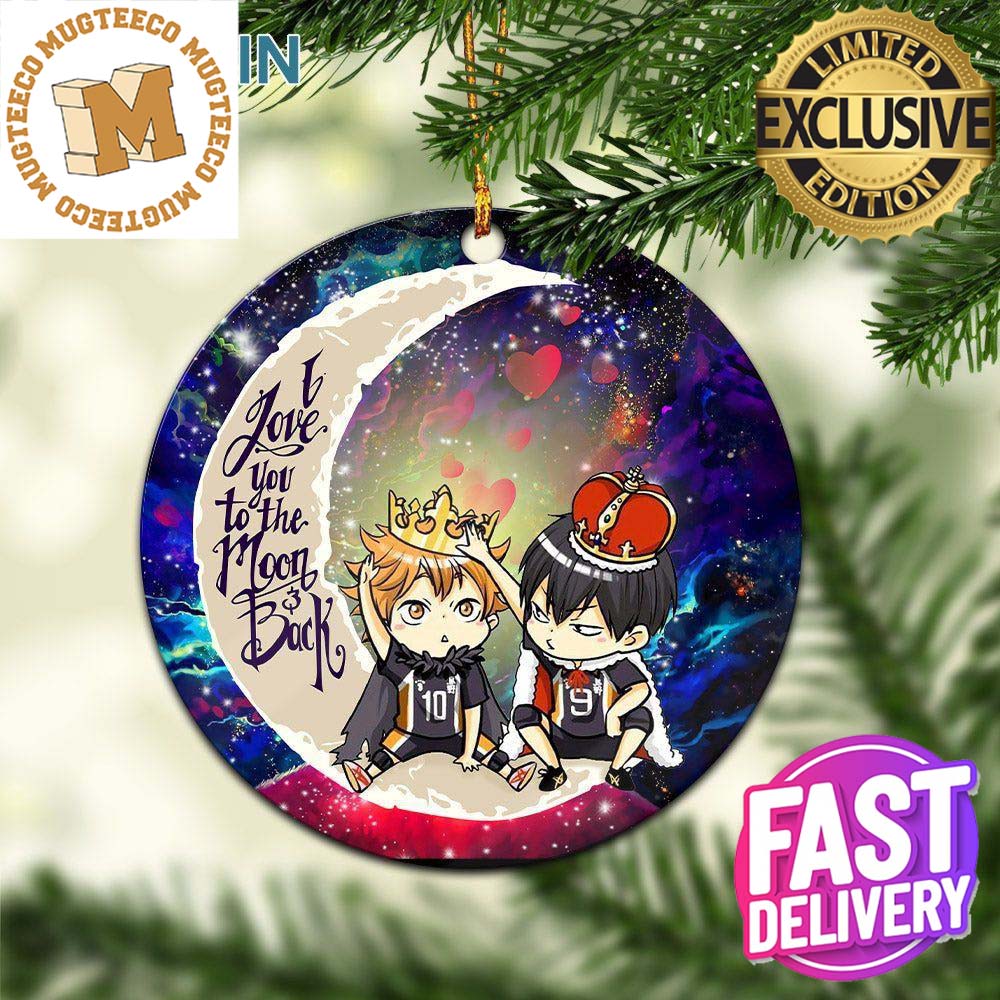 Hinata And Tobio Haikyuu Love You To The Moon And Back Galaxy Xmas Holiday 2023 Gifts Christmas Ornament Hinata And Tobio Haikyuu Love You To The Moon And Back Galaxy Xmas Holiday 2023 Gifts Christmas Ornament
