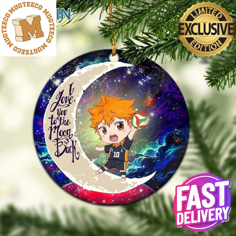 Hinata Haikyuu Love You To The Moon And Back Galaxy Xmas Holiday 2023 Gifts Christmas Ornament Hinata Haikyuu Love You To The Moon And Back Galaxy Xmas Holiday 2023 Gifts Christmas Ornament