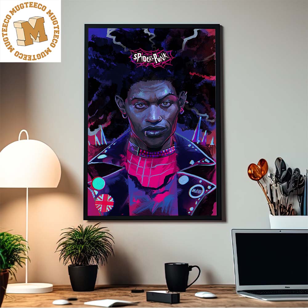 Hobart Brown Spider Punk In Spider Man Across The Spider Verse Home Decor Poster Canvas Hobart Brown Spider Punk In Spider Man Across The Spider Verse Home Decor Poster Canvas