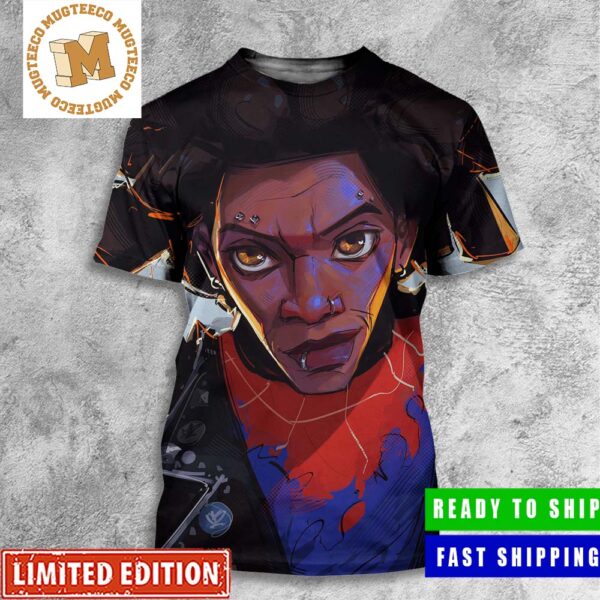 Hobbie Brown Spider Punk The Coolest Across The Spider Verse Painting Style All Over Print Shirt Hobbie Brown Spider Punk The Coolest Across The Spider Verse Painting Style All Over Print Shirt