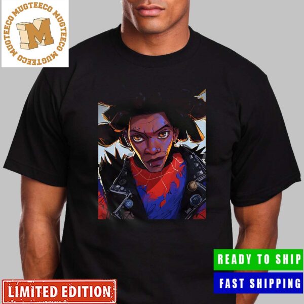 Hobbie Brown Spider Punk The Coolest Across The Spider Verse Painting Style Unisex T-Shirt Hobbie Brown Spider Punk The Coolest Across The Spider Verse Painting Style Unisex T-Shirt