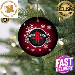Houston Rockets NBA Personalized Xmas Holiday 2023 Gifts Christmas Decorations Ornament