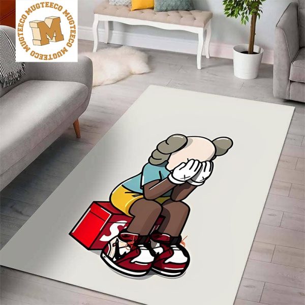 Hypebeast Kaws Supreme And Jordan 1 Off White For Living Room Carpet Rugs Hypebeast Kaws Supreme And Jordan 1 Off White For Living Room Carpet Rugs