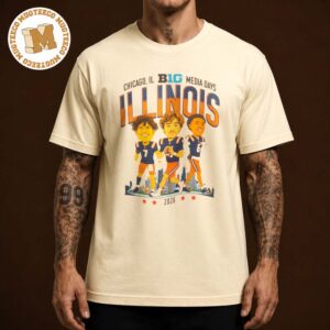 Illinois Fighting Illini Big Ten Media Days Chicago IL 2026 Graphic Unisex T Shirt