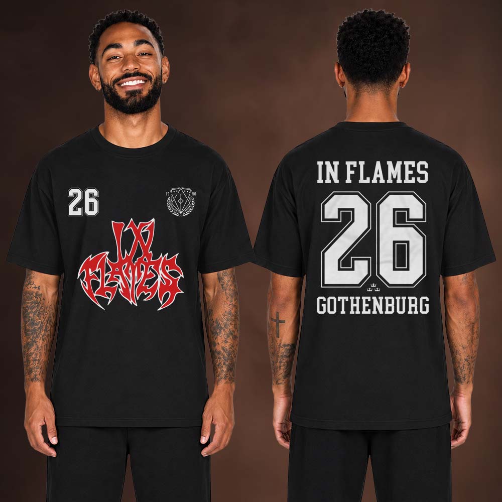 In Flames European Summer Tour 2026 Merch Gothenburg Soccer Unisex T Shirt In Flames European Summer Tour 2026 Merch Gothenburg Soccer Unisex T Shirt