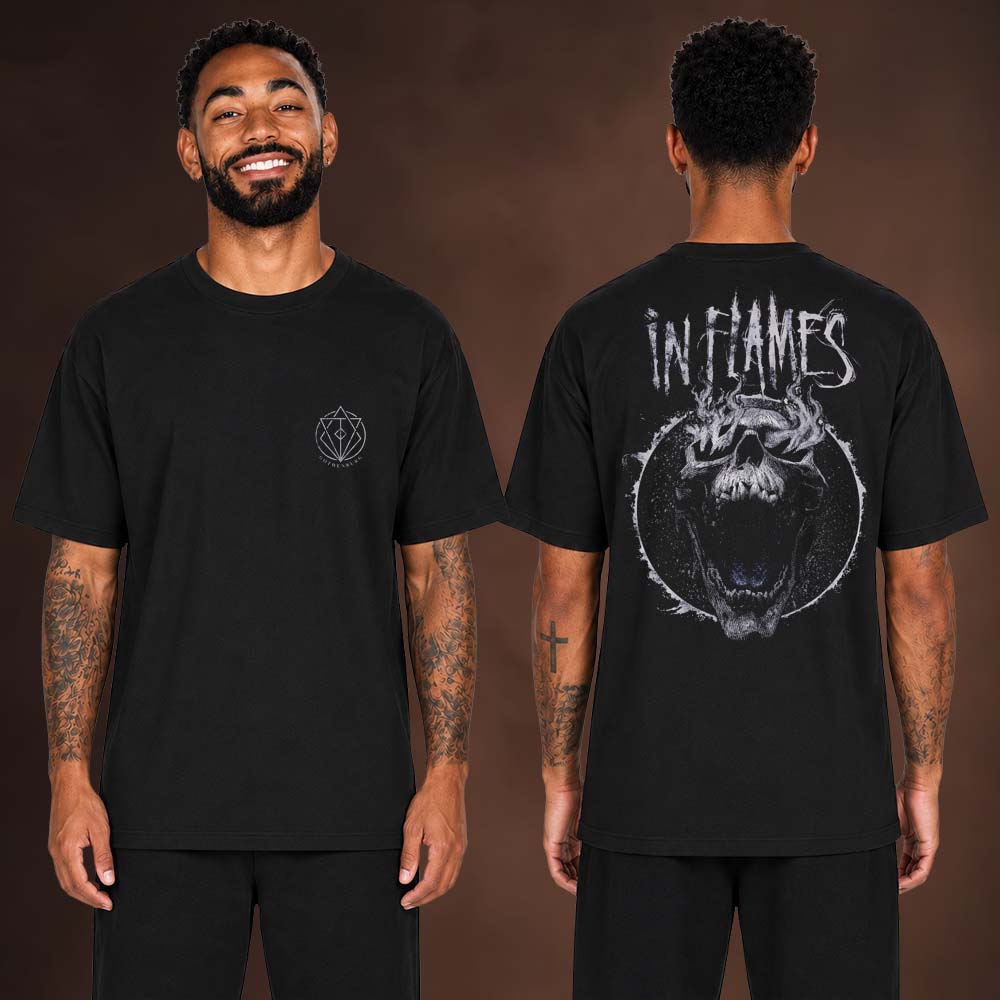 In Flames European Summer Tour 2026 Merch Screaming Skull Unisex T Shirt In Flames European Summer Tour 2026 Merch Screaming Skull Unisex T Shirt