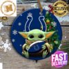 Indianapolis Colts Baby Yoda NFL Christmas Tree Decorations Ornament Indianapolis Colts Baby Yoda NFL Christmas Tree Decorations Ornament