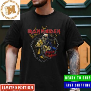 Iron Maiden Celebrate 40th Anniversary Piece Of Mind Chain Ring Unisex T-Shirt