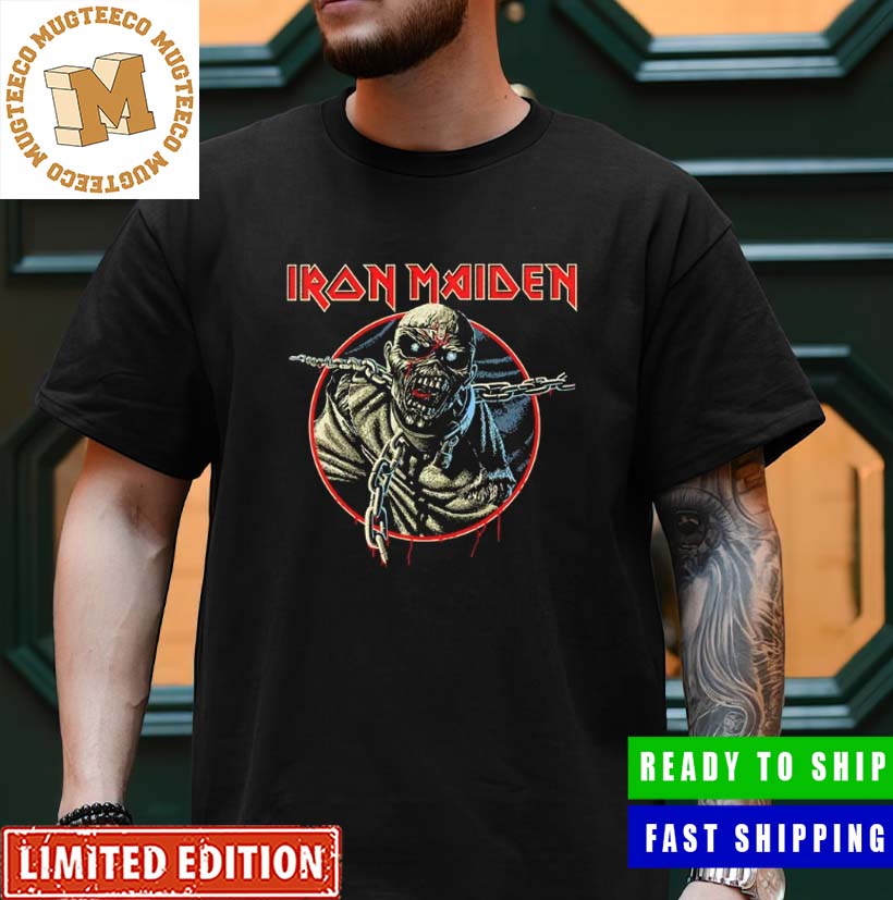 Iron Maiden Celebrate 40th Anniversary Piece Of Mind Chains Unisex T-Shirt Iron Maiden Celebrate 40th Anniversary Piece Of Mind Chains Unisex T-Shirt