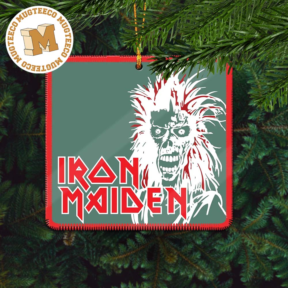 Iron Maiden First Album Holiday Gifts Christmas Tree Ornament Iron Maiden First Album Holiday Gifts Christmas Tree Ornament