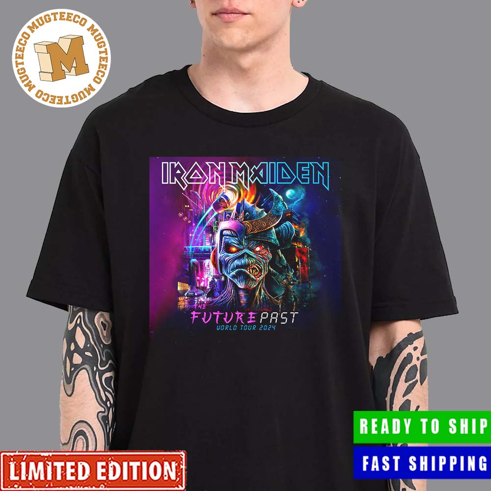 Iron Maiden Future Past World Tour 2024 Unisex T-Shirt Iron Maiden Future Past World Tour 2024 Unisex T-Shirt
