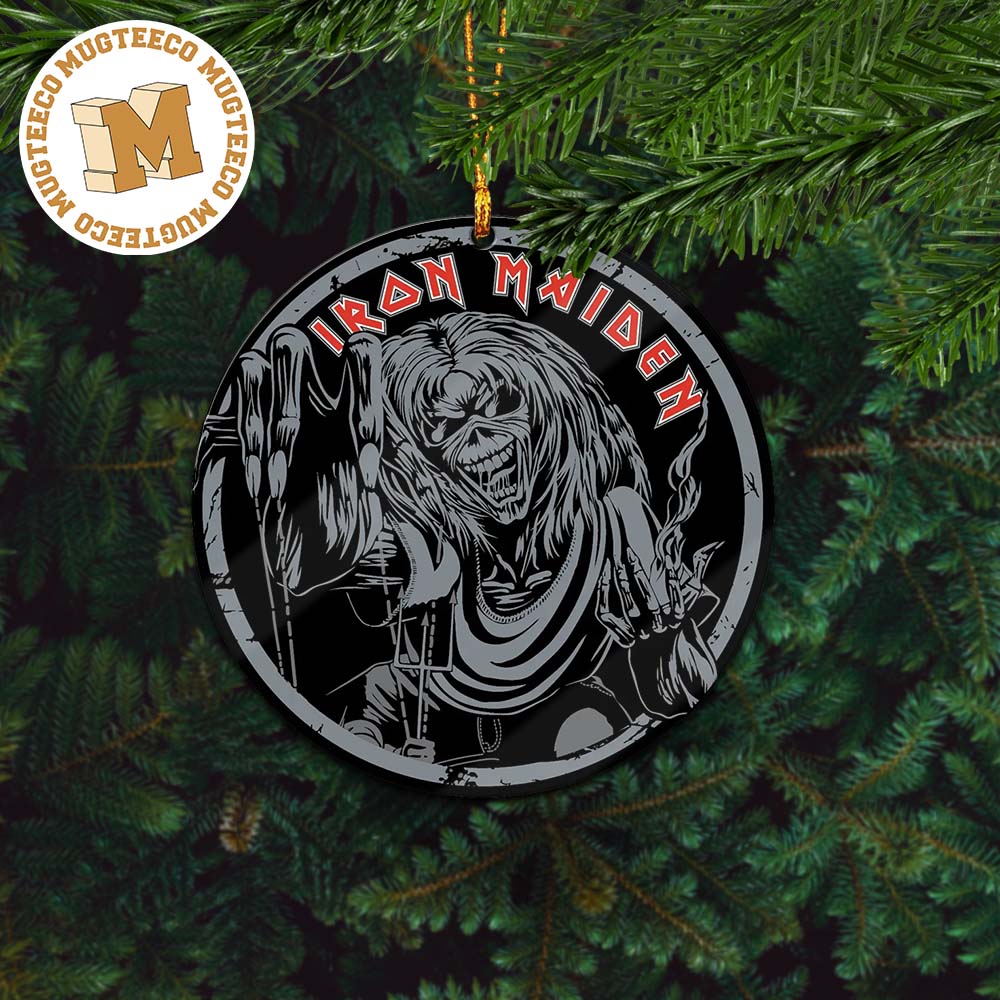 Iron Maiden Number Of The Beast Holiday Gifts Christmas Tree Ornament Iron Maiden Number Of The Beast Holiday Gifts Christmas Tree Ornament