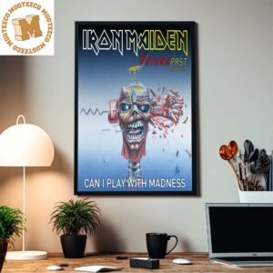 Iron Maiden The Future Past Tour 2023 Can I Play With Madness Home Decor Poster Canvas